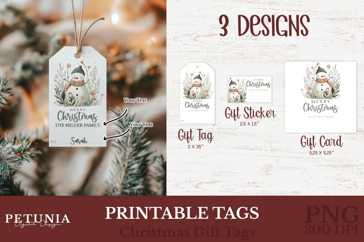 Christmas Gift Tags | Printable Christmas Gift Tags