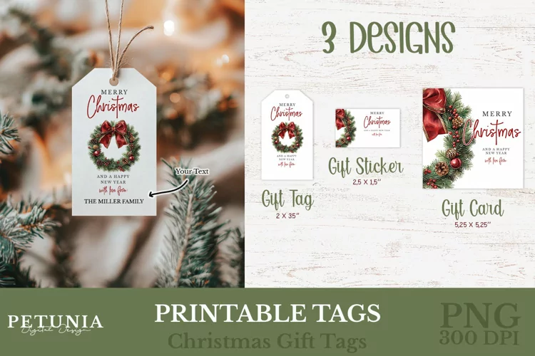 Christmas Gift Tags | Printable Christmas Gift Tags