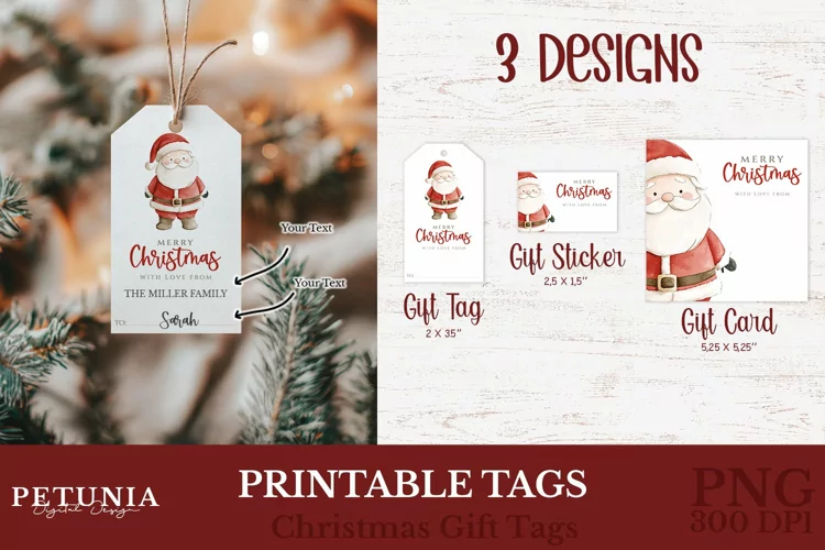 Christmas Gift Tags | Printable Christmas Gift Tags