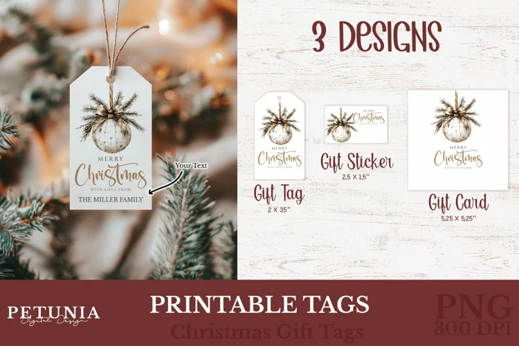 Christmas Gift Tags | Printable Christmas Gift Tags