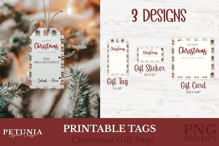 Christmas Gift Tags | Printable Christmas Gift Tags