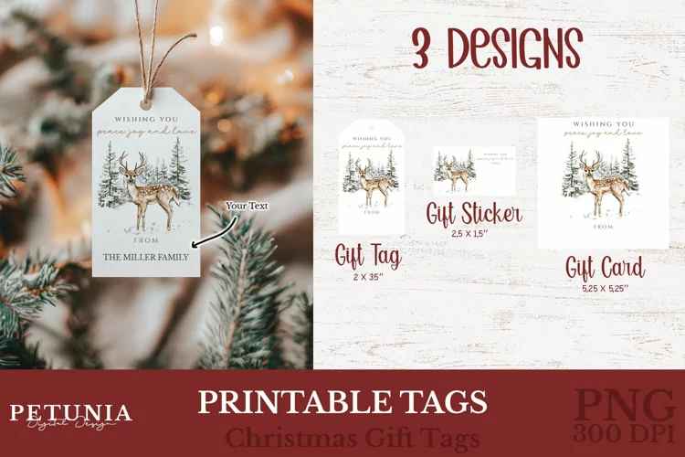 Christmas Gift Tags | Printable Christmas Gift Tags