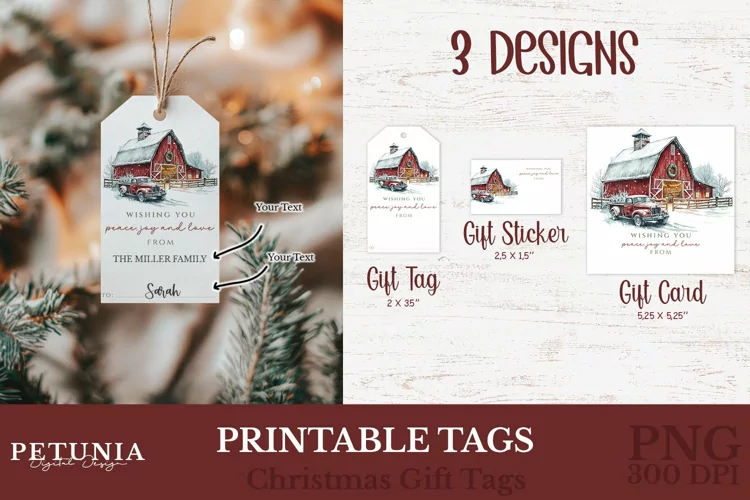 Christmas Gift Tags | Printable Christmas Gift Tags