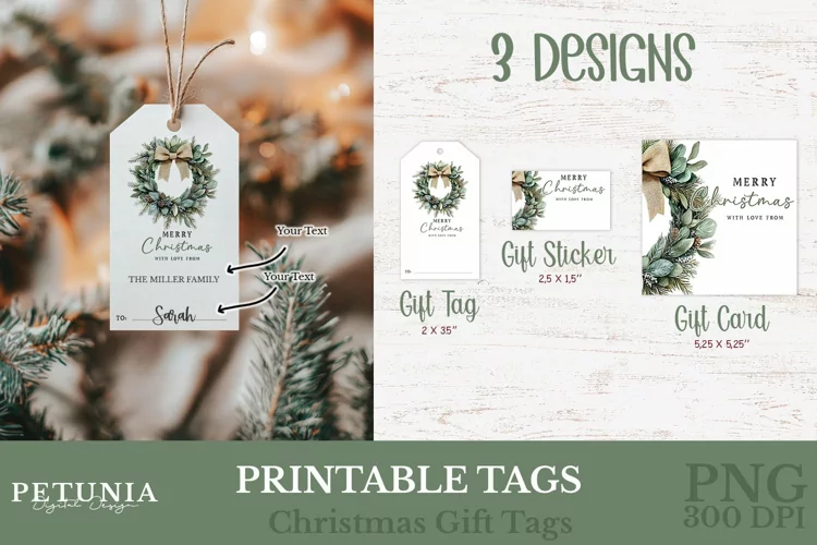 Christmas Gift Tags | Printable Christmas Gift Tags
