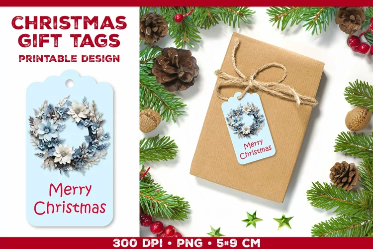 Gift tags with holiday charm