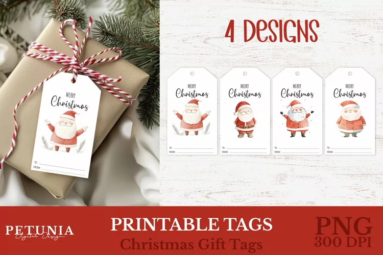 Cute Christmas Gift Tags | Merry Christmas Printable Tags