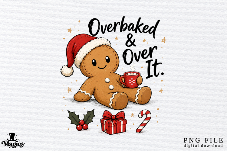 Christmas Gingerbread baking png example image 1