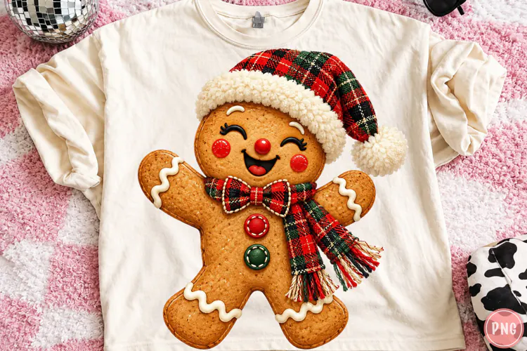Christmas Gingerbread Cookie PNG