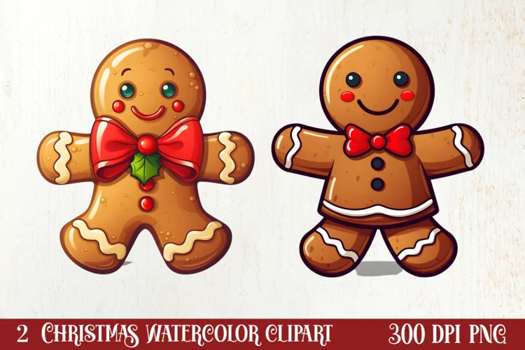 Christmas Gingerbread Man Sublimation, Christmas Clipart