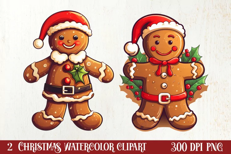 Christmas Gingerbread Man Sublimation, Christmas Clipart