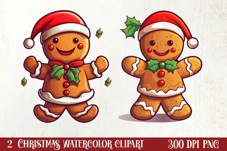 Christmas Gingerbread Man Sublimation, Christmas Clipart