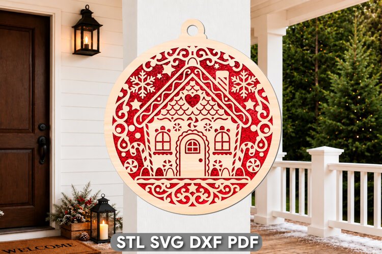Christmas Gingerbread Ornament example image 1