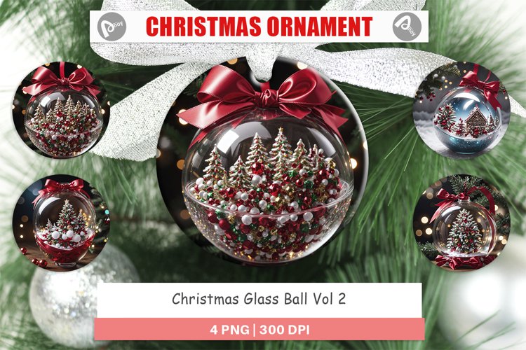 Christmas Ball Ornament Clipart Image 13