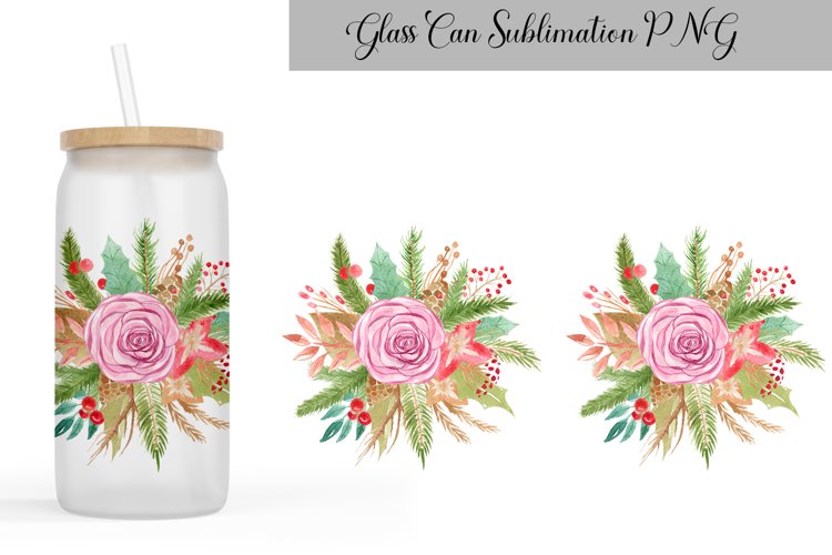 Christmas Can Glass Wrap | Libbey Glass Can