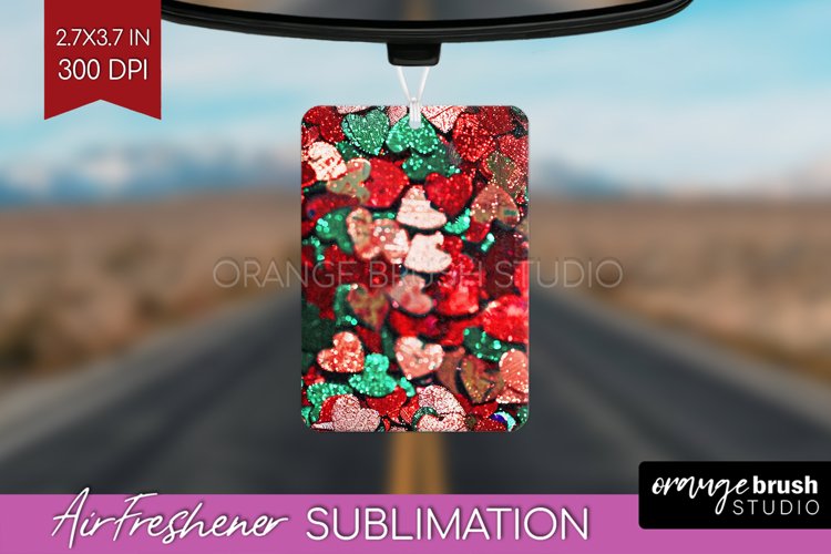 Glitter Christmas Air Freshener PNG - Faux Seqiun PNG
