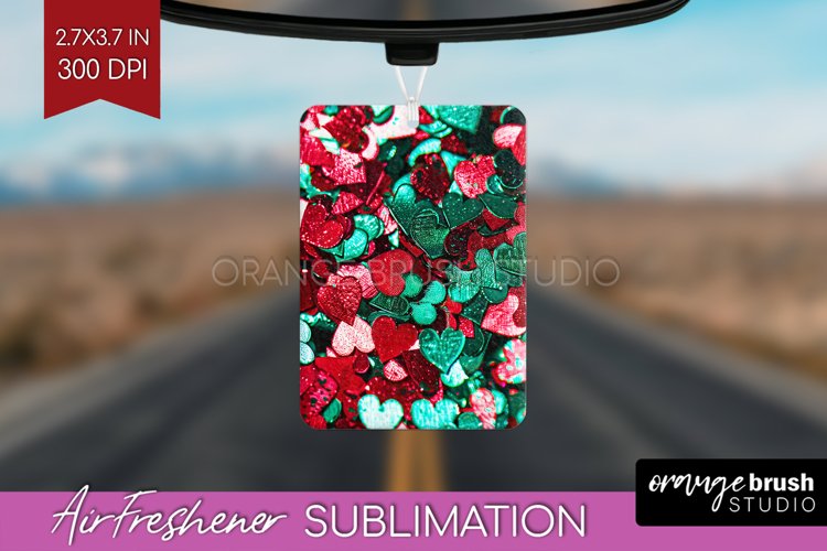 Glitter Christmas Air Freshener PNG - Faux Seqiun PNG