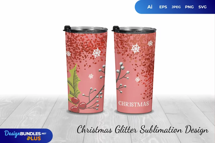 Colorful Christmas Tumbler Sublimation
