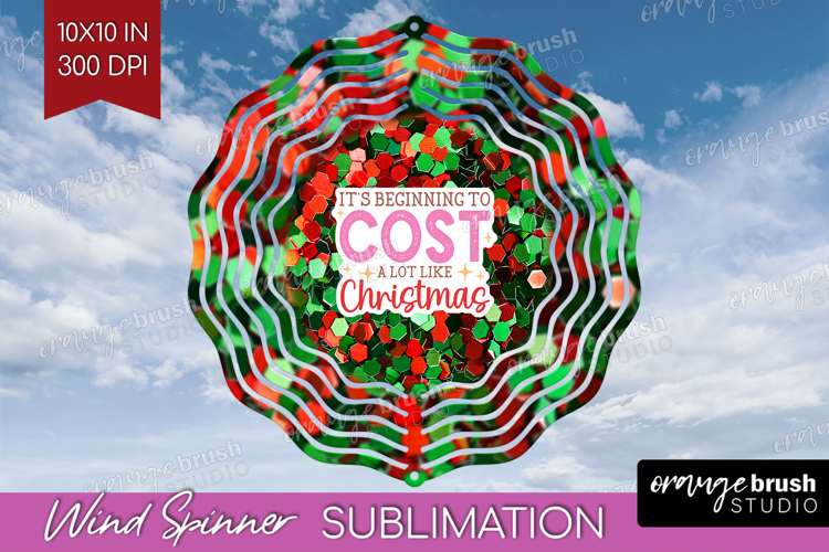 Funny Christmas Quote Wind Spinner Sublimation PNG - Xmas