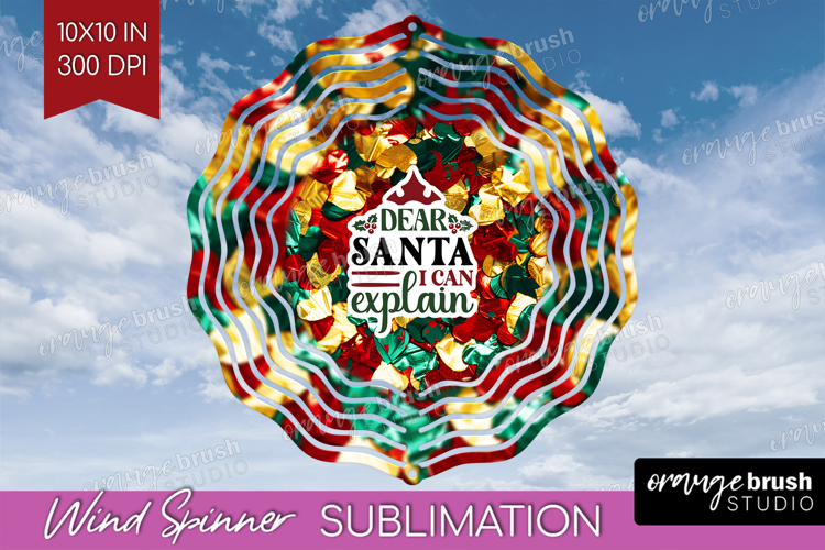 Funny Christmas Quote Wind Spinner Sublimation PNG - Xmas