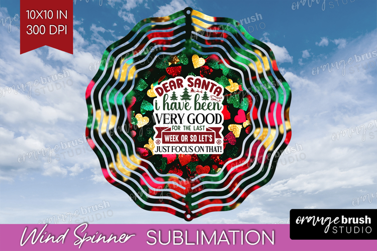 Funny Christmas Quote Wind Spinner Sublimation PNG - Xmas