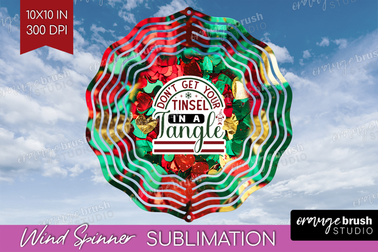 Funny Christmas Quote Wind Spinner Sublimation PNG - Xmas