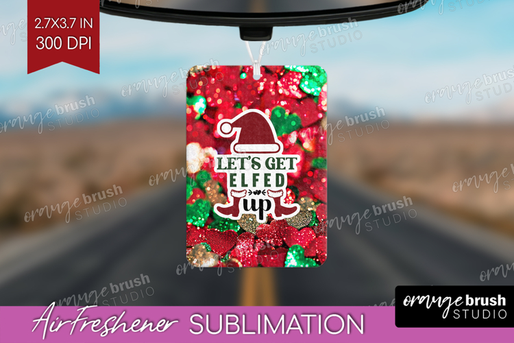 Funny Christmas Quote Air Freshener PNG - Xmas Glitter PNG