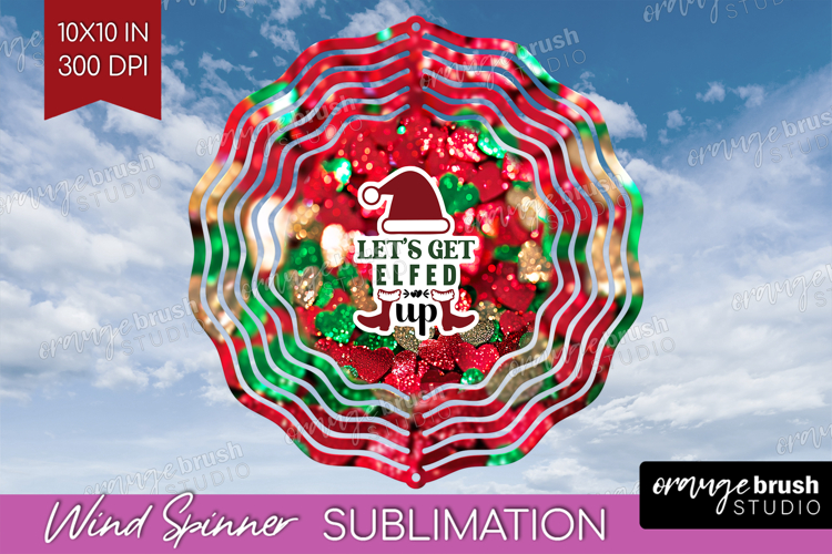 Funny Christmas Quote Wind Spinner Sublimation PNG - Xmas