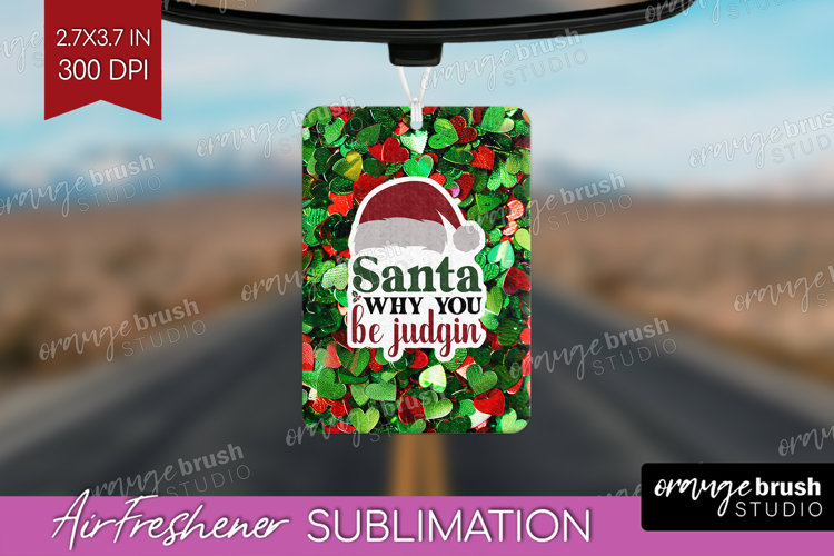 Funny Christmas Quote Air Freshener PNG - Xmas Glitter PNG