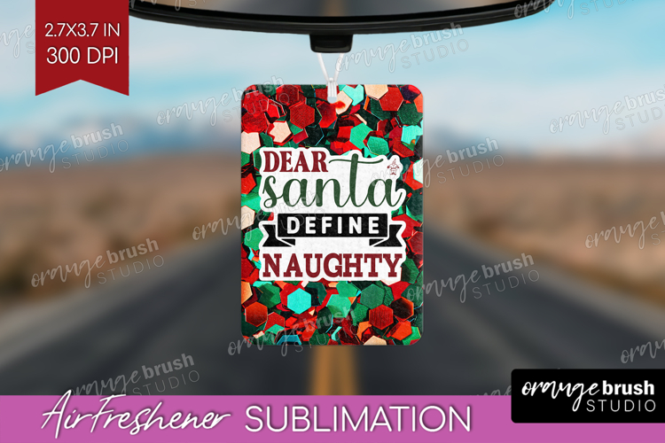 Funny Christmas Quote Air Freshener PNG - Xmas Glitter PNG