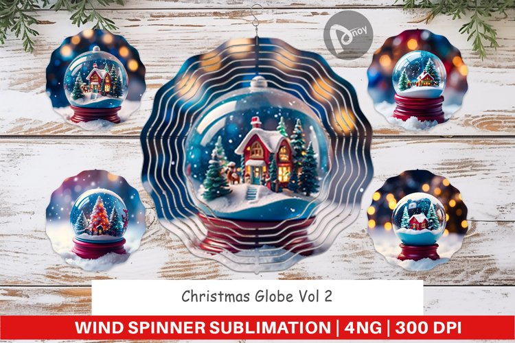 Wind Spinner Christmas Globe