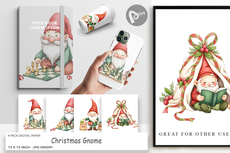 Christmas Gnome Clipart Image 19