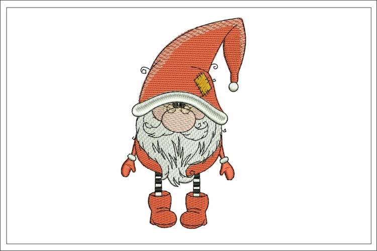 Christmas Gnome Embroidery File