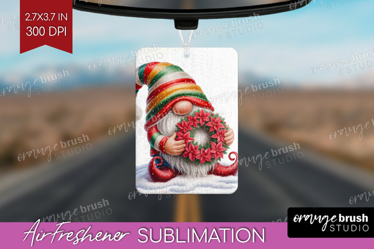 Christmas Gnome Air Freshener PNG - Cute Gnome PNG