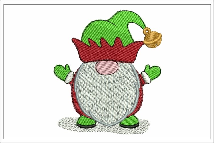 Christmas Gnome Embroidery File