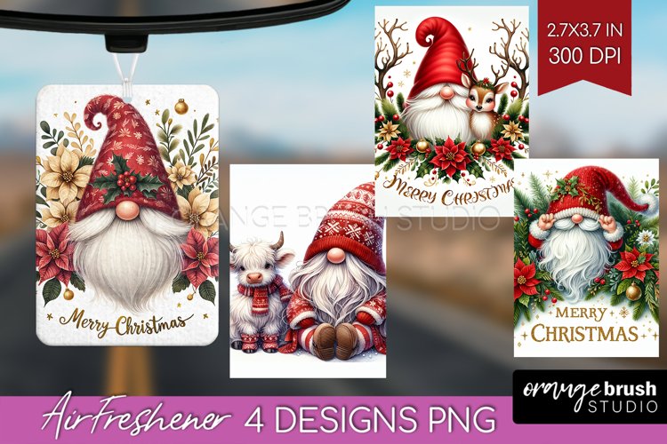 Christmas Gnome Air Freshener PNG - Cute Gnome PNG