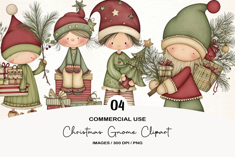 Christmas Gnome Clipart Image 23