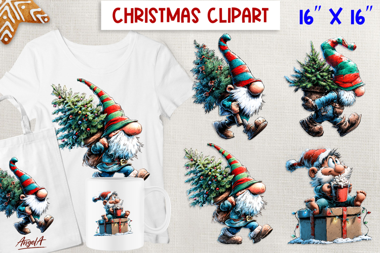 Cute Christmas Tree Clipart Image 2