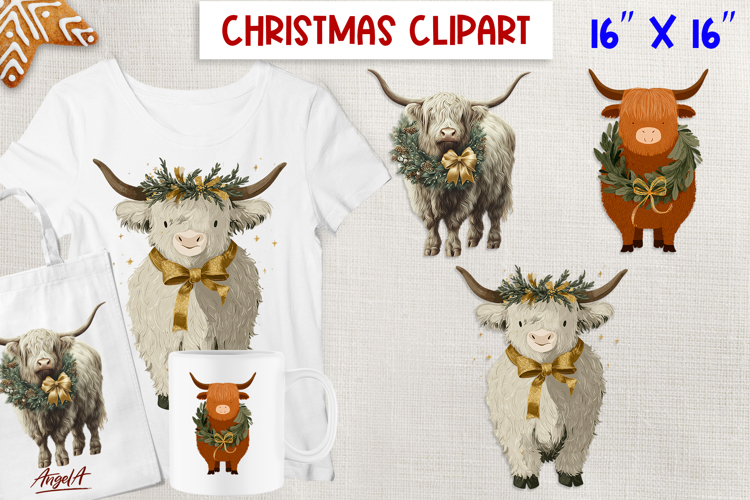 Highland Cow Clipart Image 11