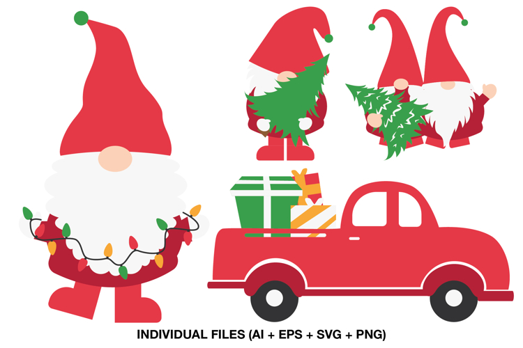 Christmas Truck Clipart