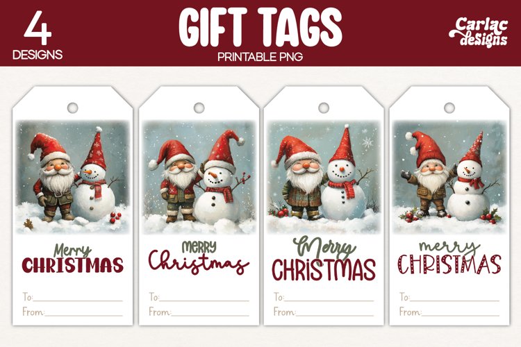 Christmas Tag Printable Image 11