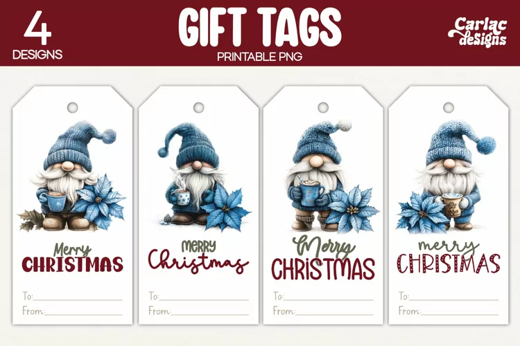Christmas Gift Tags, Merry Christmas Printable Tags