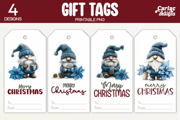 Christmas Gift Tags, Merry Christmas Printable Tags