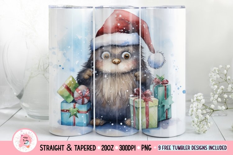 Christmas Gnome Tumbler Wrap | Christmas Png