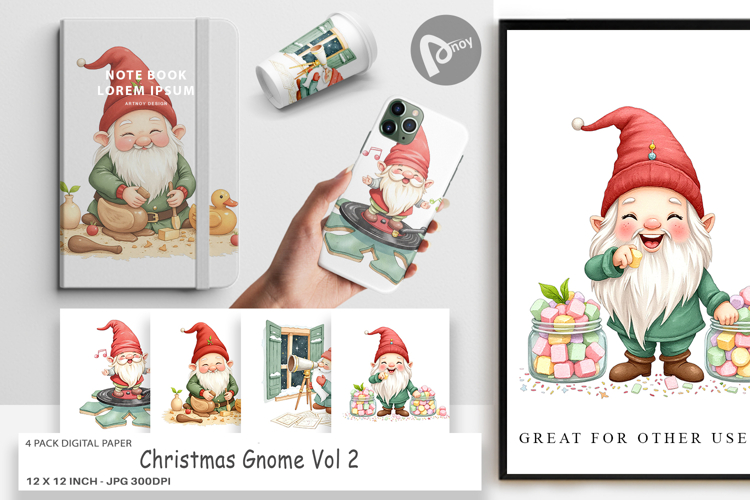 Christmas Gnome Clipart Image 18