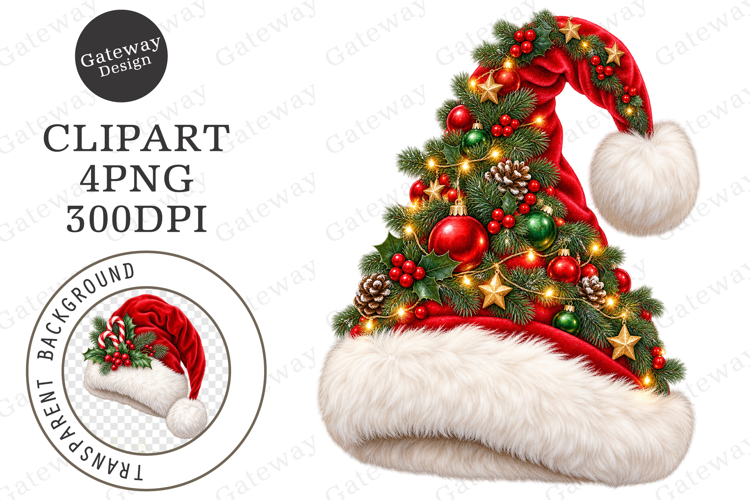 Christmas Hat Clipart PNG