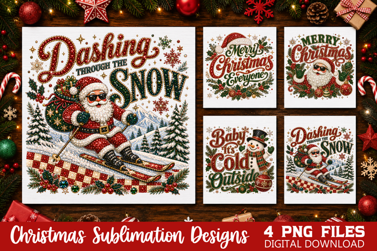 Christmas Holiday Sublimation, Merry Christmas PNG
