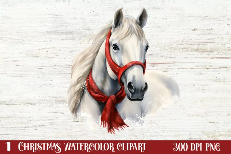 Christmas Horses Clipart, Christmas Horses Clipart