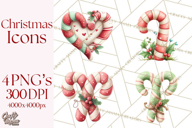 Candy Cane Graphic Image 4