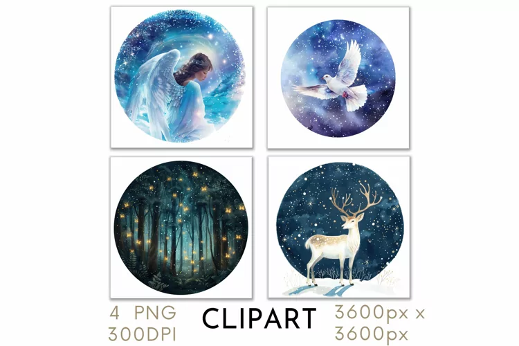 Christmas Illustrations Watercolor PNG