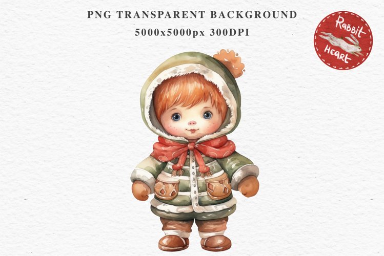 Christmas Kids Clipart Cute Winter Children PNG Boy Girl